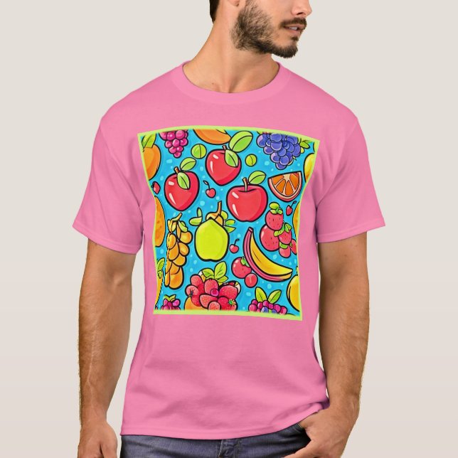 Fruchtbares Musterdesign T-Shirt (Vorderseite)