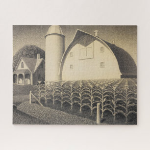 Fruchtbarkeit, Iowa von Grant Wood Puzzle