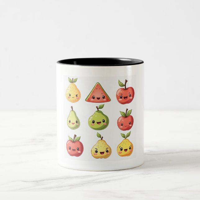Fruchtbecher Zweifarbige Tasse (Mittel)