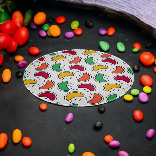 Fruchtbonbons-Muster Schneidebrett (Chopping Board)