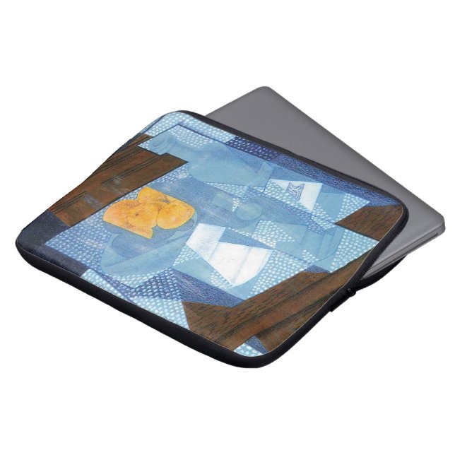 Fruchtbowl von Juan Gris, Vintager Kubismus Stilll Laptopschutzhülle (Vorne Oben)