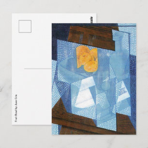 Fruchtbowl von Juan Gris, Vintager Kubismus Stilll Postkarte