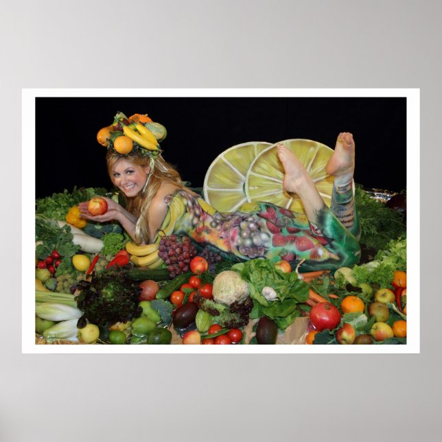 Früchtchen print poster druck gemälde painting (Vorne)