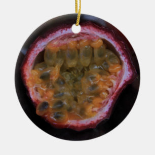 Früchte auf einem provenzalischen Markt Weihnacht Keramikornament