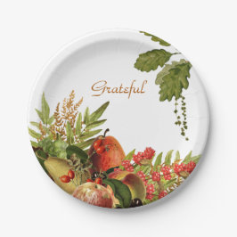 Früchte auf Papier-Tellern Pappteller