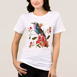Früchte aus Bird und Granatapfelfrüchten. Tri-Blend Shirt