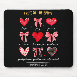 Früchte der christlichen Herzen Srit Valentinstag Mousepad