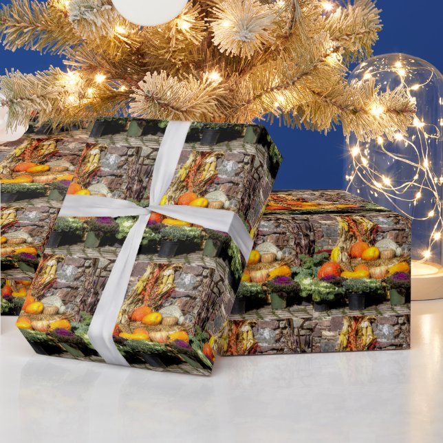 Früchte der Herbsternte Geschenkpapier (Feiertage)