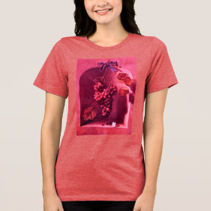 FRÜCHTE DER SAISON /GEHÄNGTE TRAUBEN UND SCHMETTER Tri-Blend SHIRT