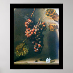 FRÜCHTE DER SAISON -PROSPERITÄT gelb braun schwarz Poster