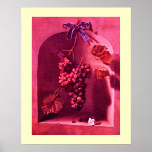 FRÜCHTE DER SAISON -PROSPERITÄT rosa antikes rot c Poster