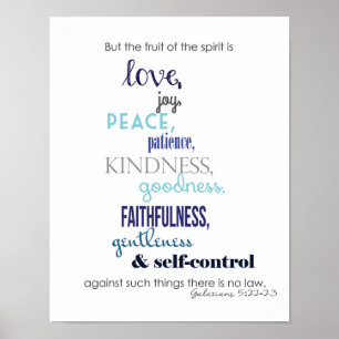 Früchte des Geist-Plakats Poster