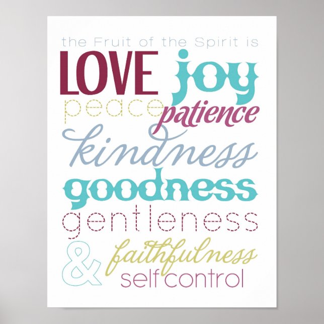 Früchte des Geistes "Cranberries" Poster (Vorne)