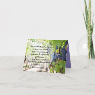 Früchte des Geistes Gruß Karte