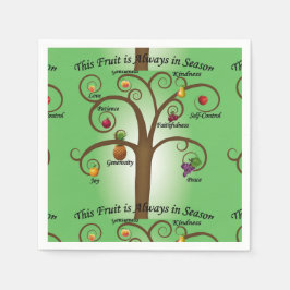 Früchte des Geistes immer in der Saison Papier Serviette