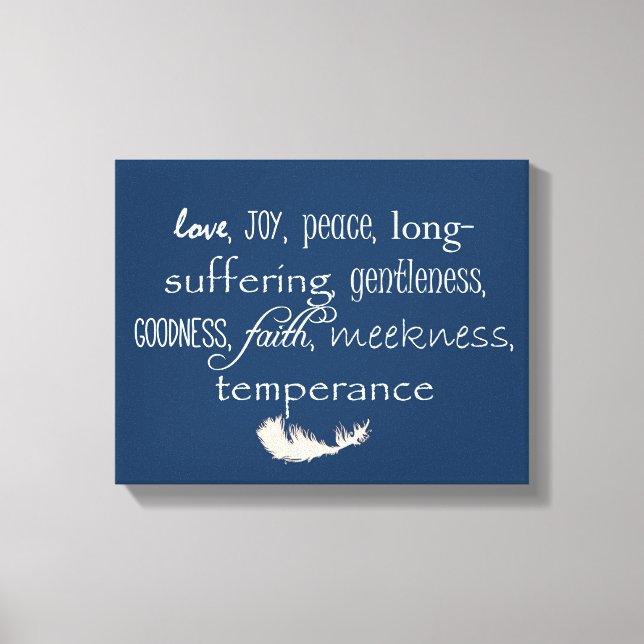 Früchte des Geistes Leinwanddruck (Vorderseite)