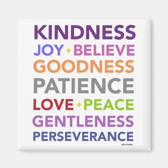 Früchte des Geistes Magnet (Vorne)