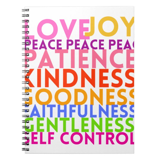 Früchte des Geistes Notizblock (Vorderseite)