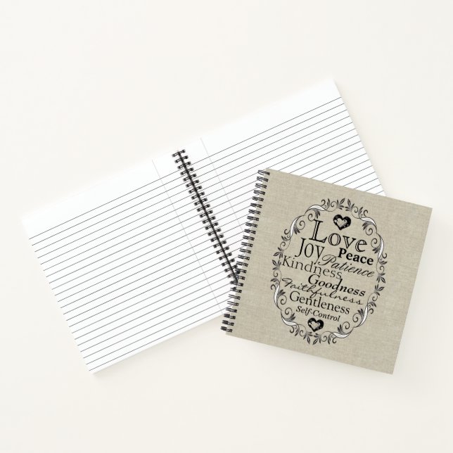 Früchte des Geistes Schrift Notizbuch (Innenseite)
