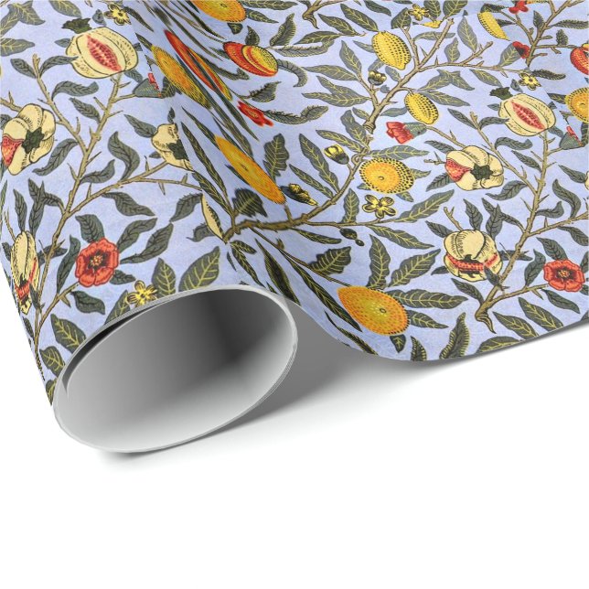 Früchte, ein William-Morris-Muster Geschenkpapier (Rolleneckpunkt)