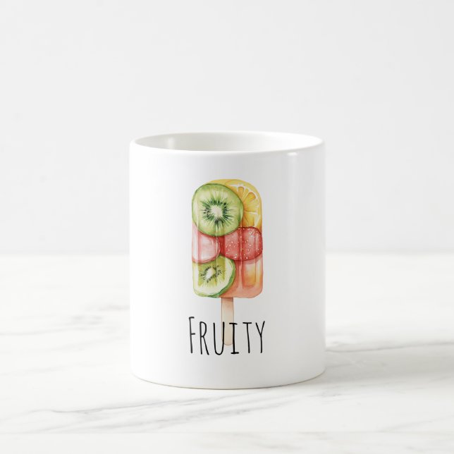 Fruchte-Eis am Stiel  Kaffeetasse (Mittel)