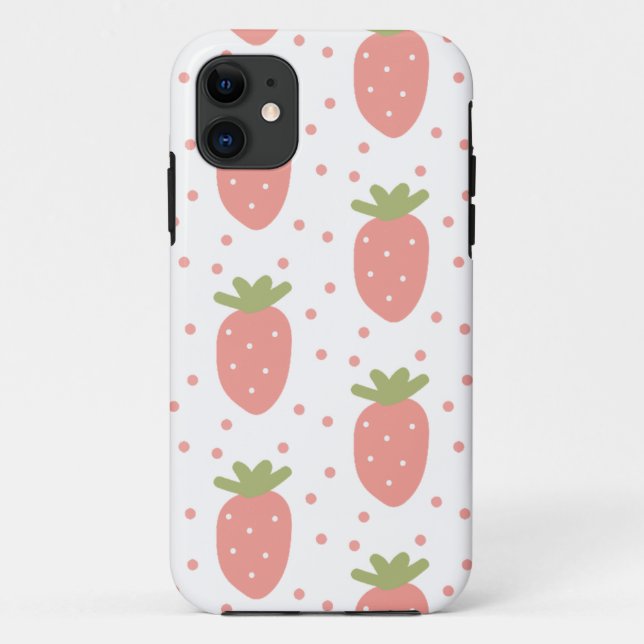 Früchte, Erdbeeren, Hintergrundbild Case-Mate iPhone Hülle (Rückseite)