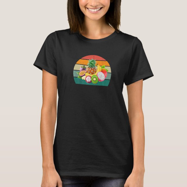 Früchte Erdbeermelone Orangenkirsche Fruchtigkeit  T-Shirt (Vorderseite)