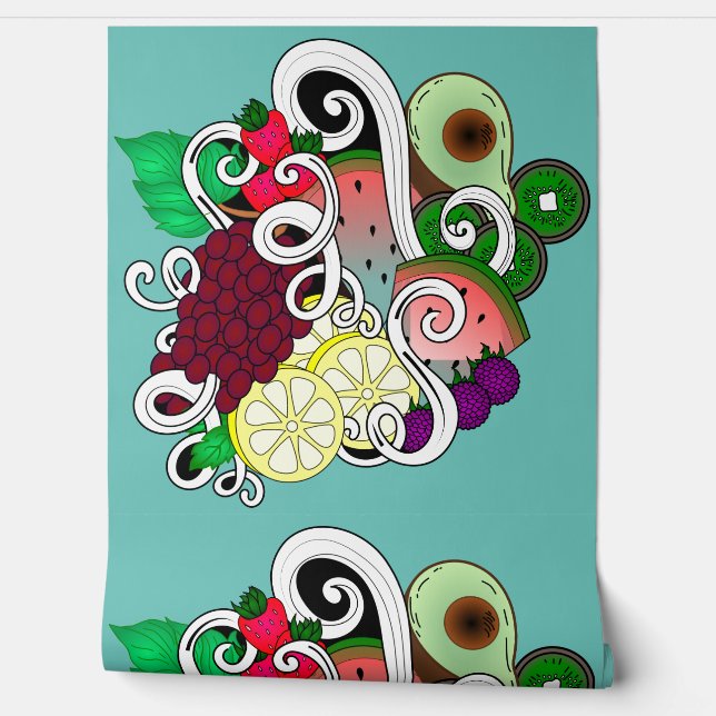 Früchte für Ihre Küche Tapete (Abrollen)