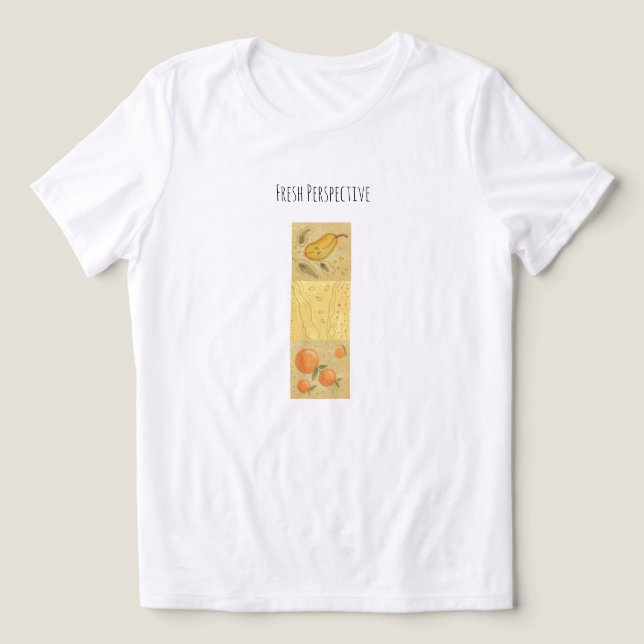 Früchte im Sommer weiche Palette Tri-Blend Shirt (Design Vorderseite)