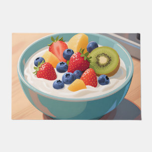 Früchte-Joghurt-Schale Fußmatte