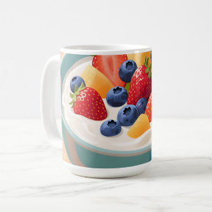 Früchte-Joghurt-Schale Kaffeetasse