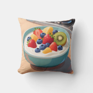 Früchte-Joghurt-Schale Kissen