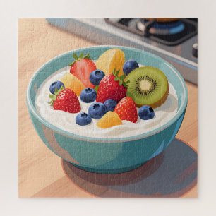 Früchte-Joghurt-Schale Puzzle