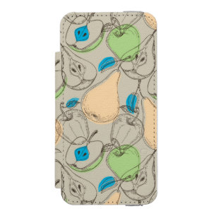 Früchte-Muster Incipio Watson™ iPhone 5 Geldbörsen Hülle