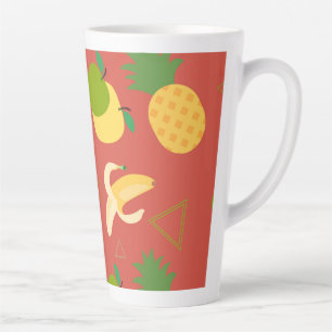 Früchte Muster  Milchtasse