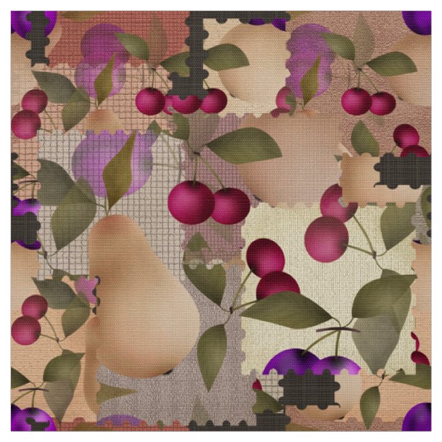 Früchte, Patchwork Stoff (Muster)