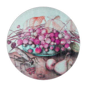 FRÜCHTE/STRAWBERRIEN UND ERBEN DER SAISON SCHNEIDEBRETT