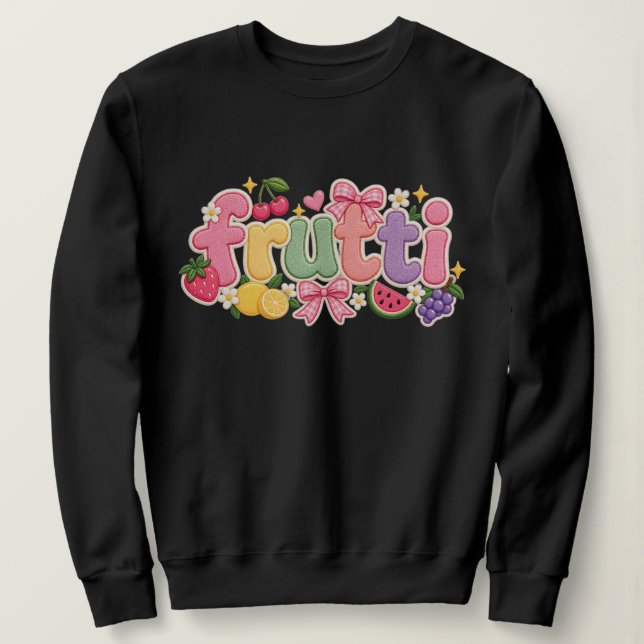 Früchte Sweatshirt (Design vorne)