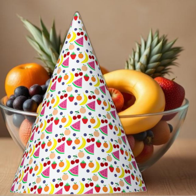 Früchte Two-tti Frutti 2. Geburtstag Partyhütchen (Von Creator hochgeladen)