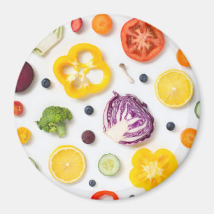 Früchte u. Gemüse Magnet