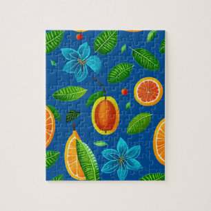 Früchte und Blumen Puzzle