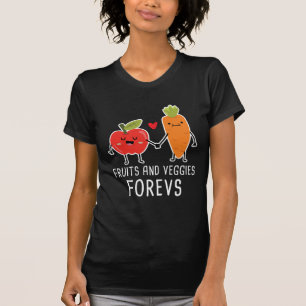 Früchte und Veggies Forevs veganer NahrungVeggie T-Shirt