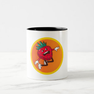 Früchtefreunde Zweifarbige Tasse