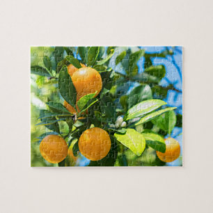 Fruchtender Orangenbaum Puzzle