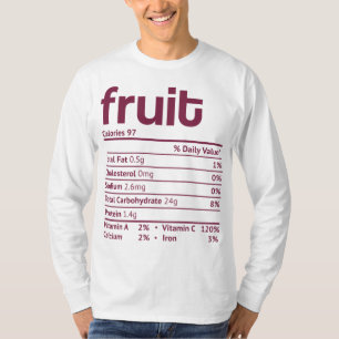 Fruchternährung Fakt Sonniger Erntedank Weihnachte T-Shirt