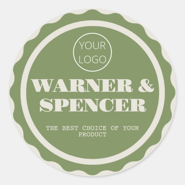 Fruchtetiketten, Safteetiketten, Seifenetiketten Runder Aufkleber (Vorderseite)