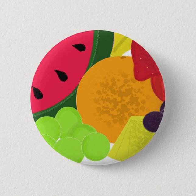 Fruchtexplosion Button (Vorderseite)