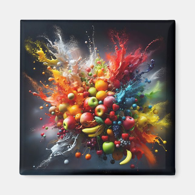 Fruchtexplosion Magnet (Vorne)