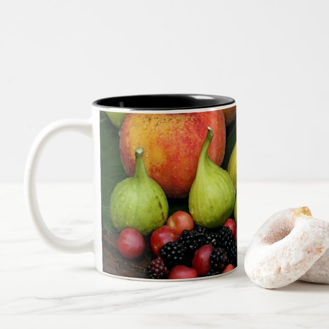 Fruchtfiguren BlackBerry Peach Tasse (Mit Donut)
