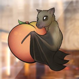 Fruchtfledermaus Fensteraufkleber